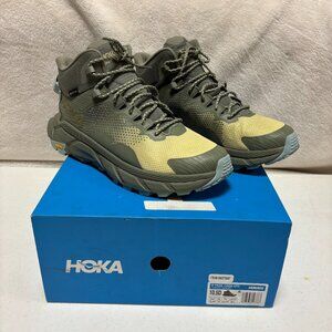 New Hoka One One Mens Trail Code GTX Size 10.5D Gortex Vibram Hiking Lightweight